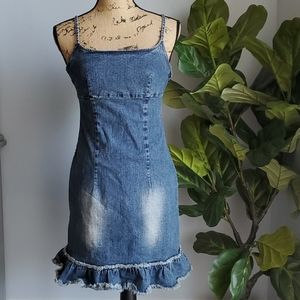 Y2K denim dress